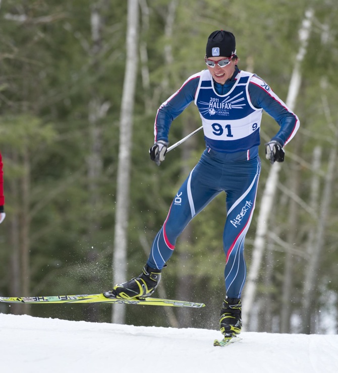Kevin Sandau 10km skate Kevin Sandau 10km skate