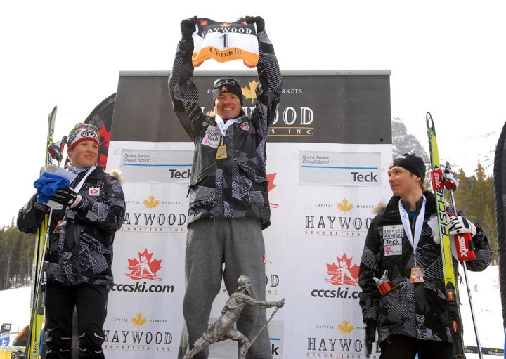 Kevin Sandau 50km podium Kevin Sandau 50km podium