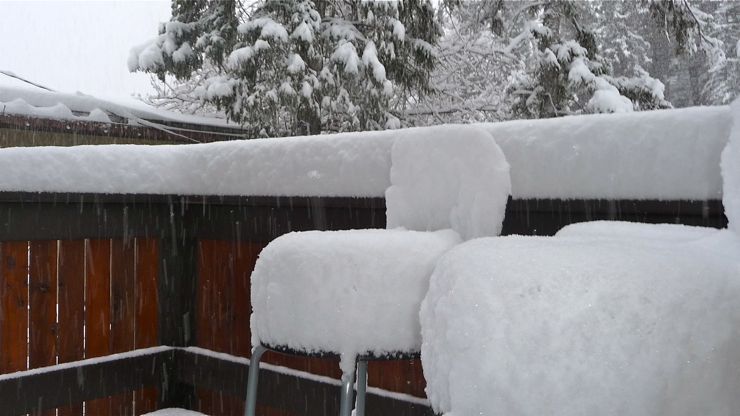 April Snow fall in Canmore, on the 29th.... April Snow fall in Canmore, on the 29th....
